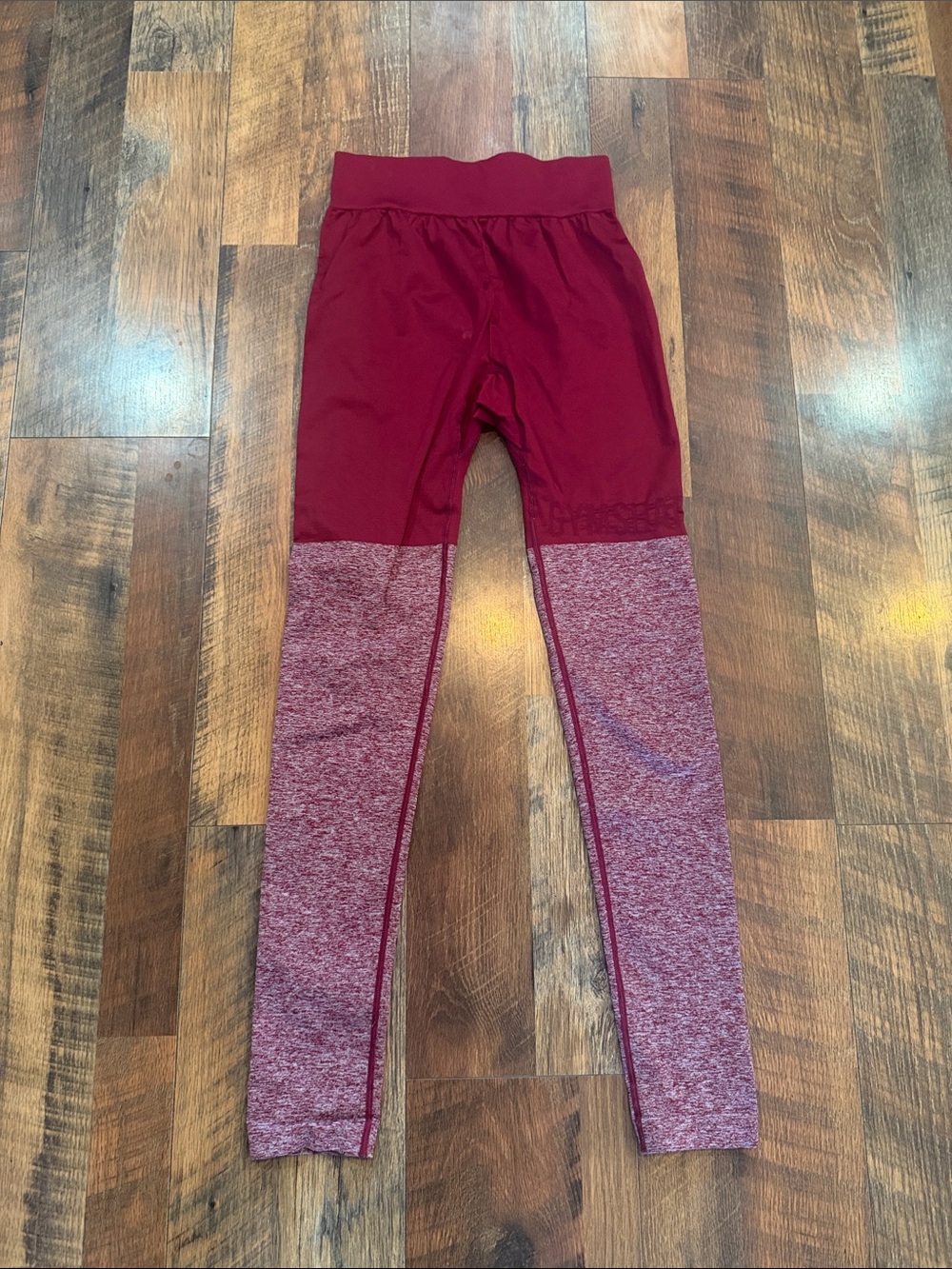 Gymshark Maroon/wine coloredTwo-Tone Leggings S (1975)
